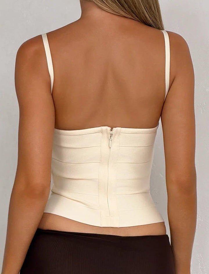 Zalynn - Bandage Knit Top