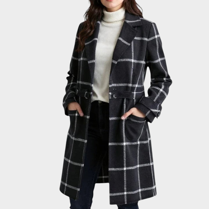 Kelira - Checked Woven Coat