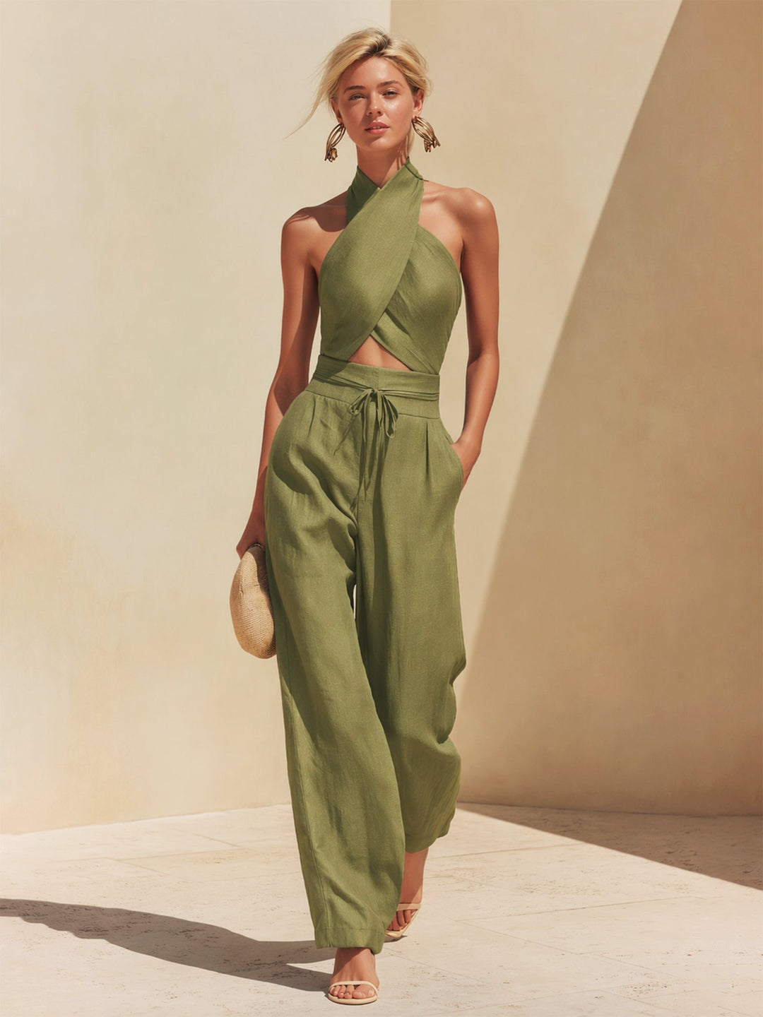 Nivora - Crossover Linen-Blend Set