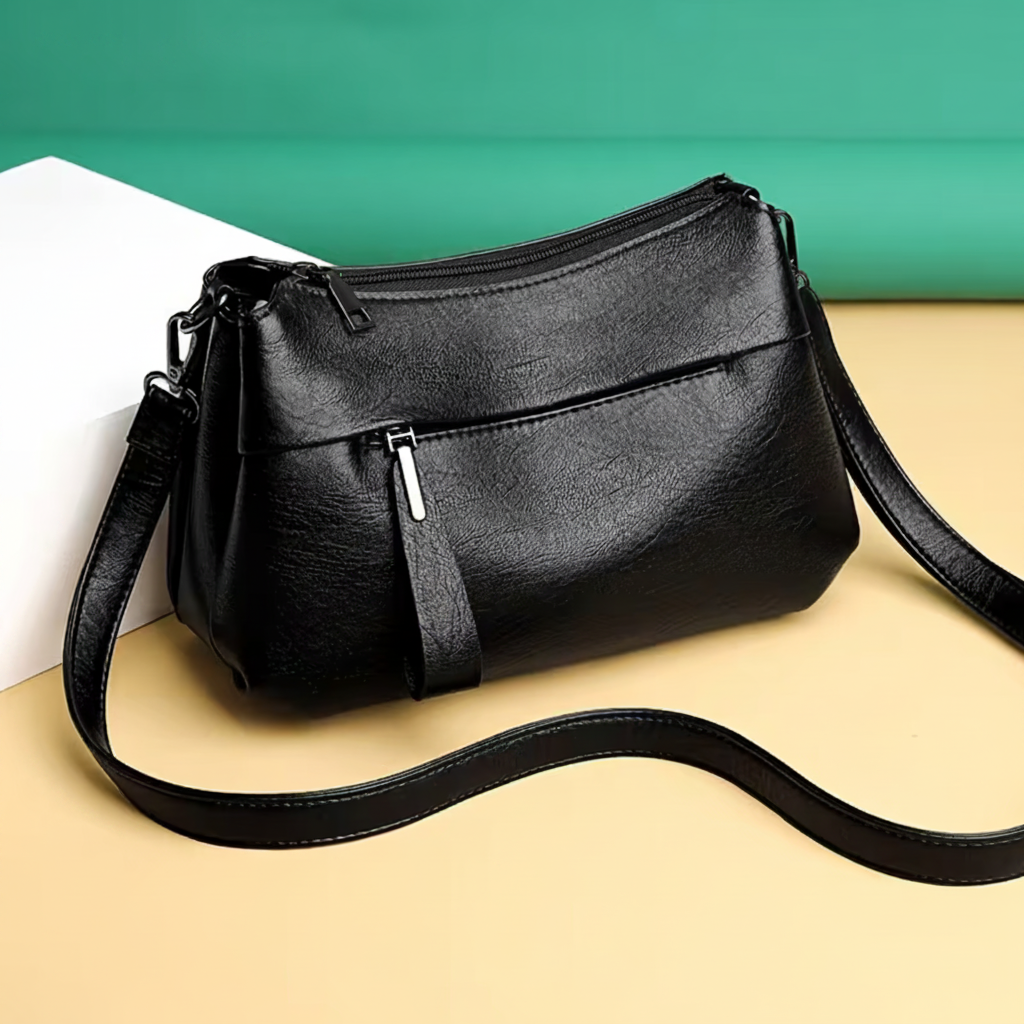 Lysara - Multi-Compartment Fabric Crossbody Bag