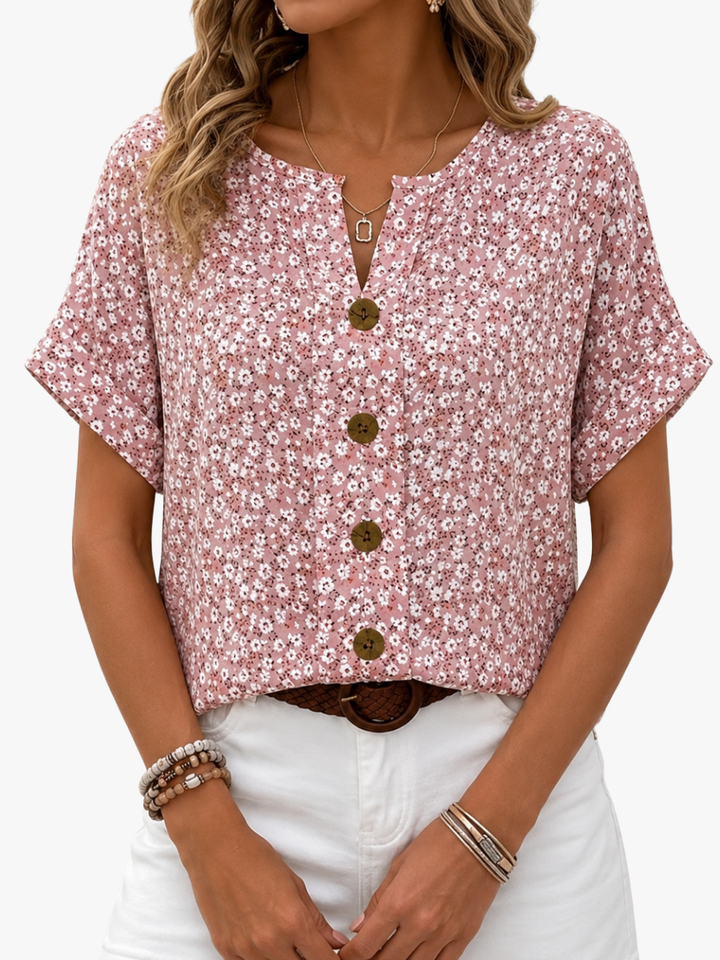 Kelira - Floral Print Blouse