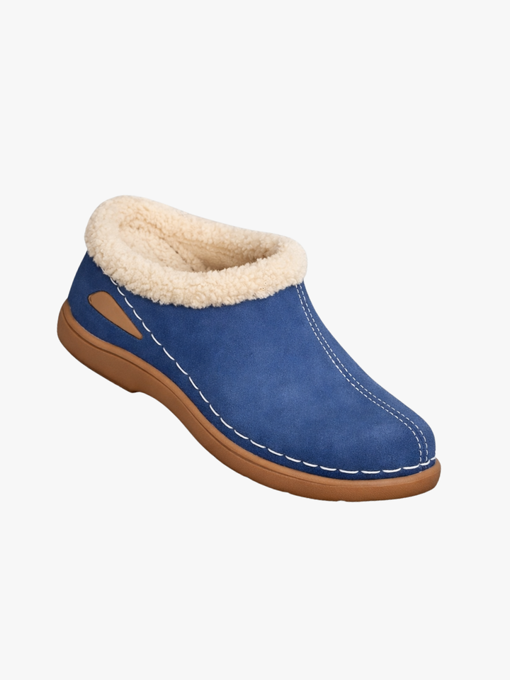 Mireva - Wide-Toe Fur-Lined Sandals