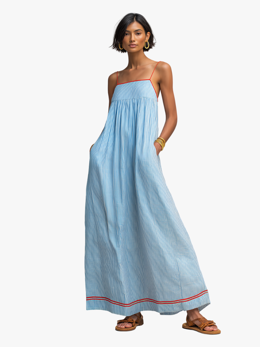 Iverra - Draped Woven Dress