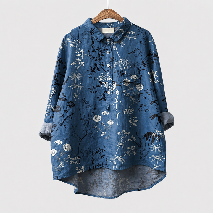 Kevara - High-Low Hem Shirt