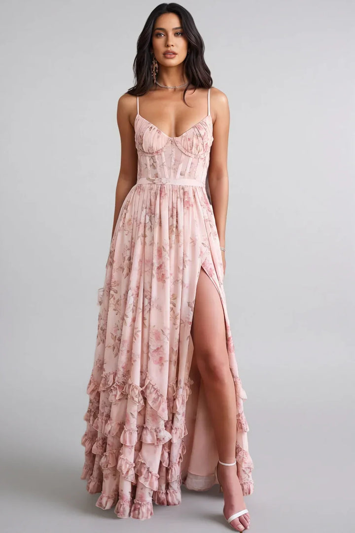 Avenya - High-Slit Woven Dress