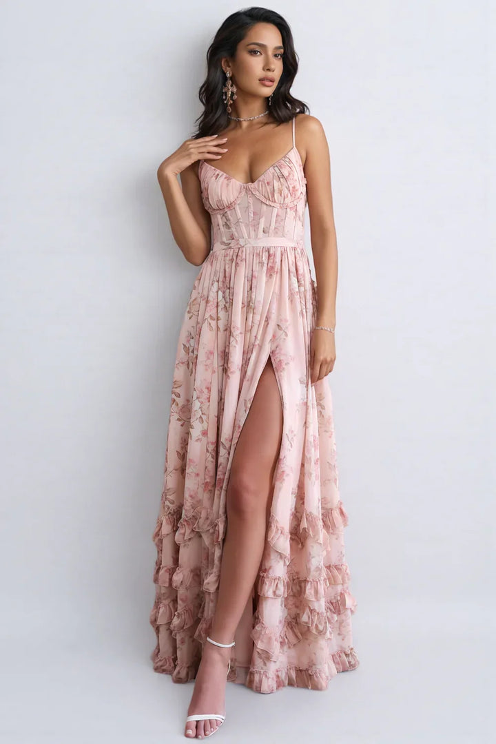 Avenya - High-Slit Woven Dress