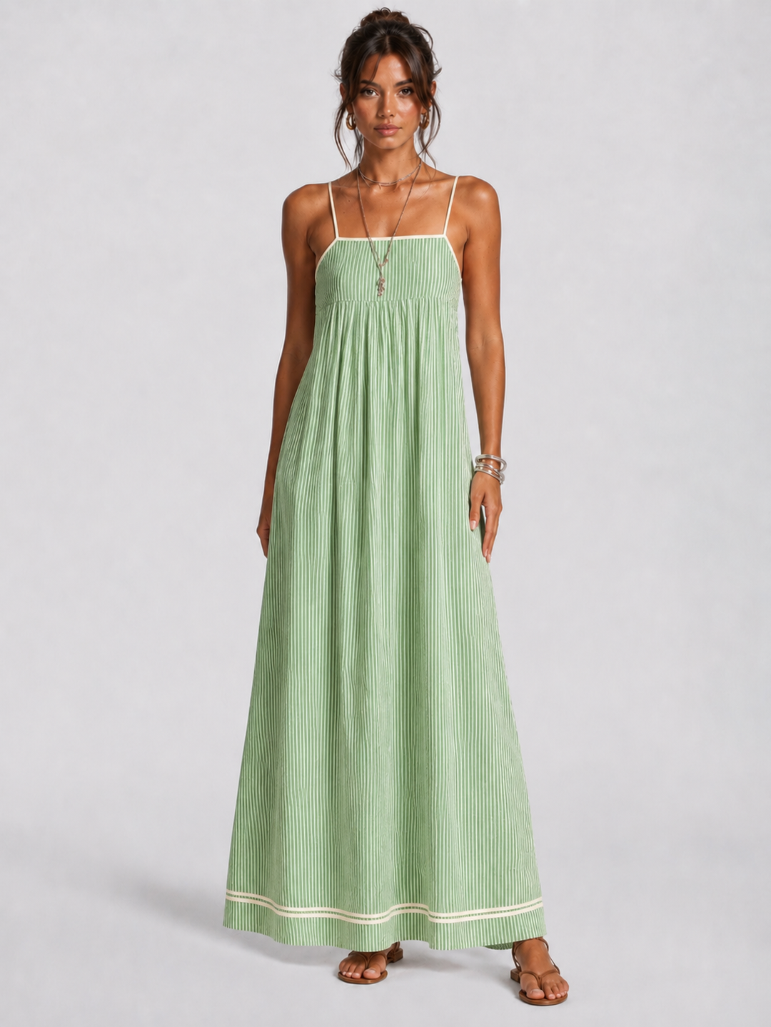 Calira - Sleeveless Drape Dress