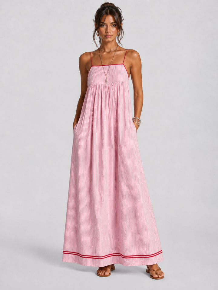 Calira - Sleeveless Drape Dress