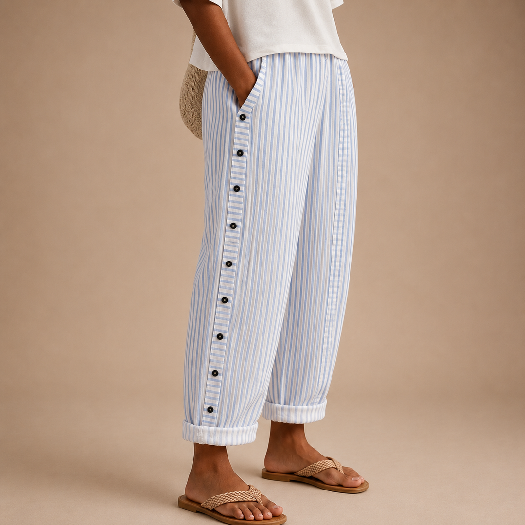Neraya - Relaxed Cut Woven Trousers