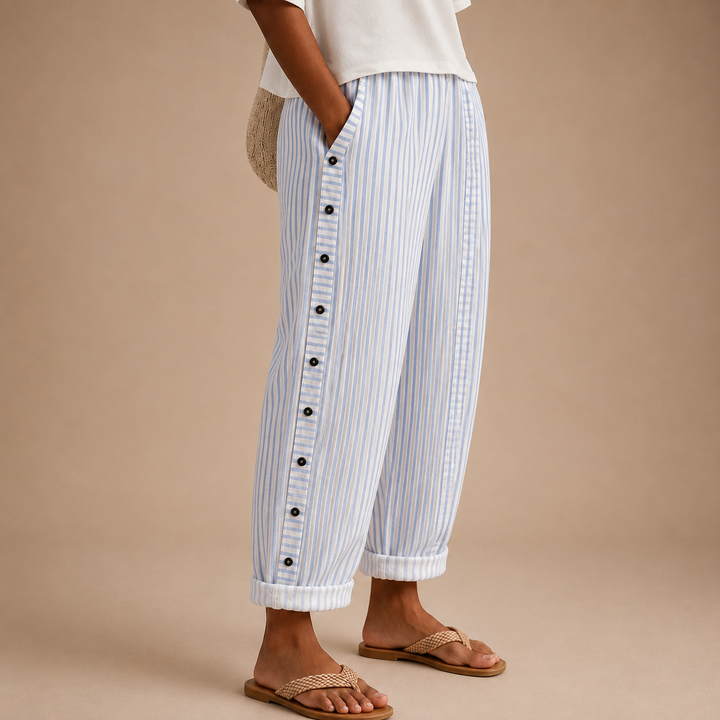 Neraya - Relaxed Cut Woven Trousers