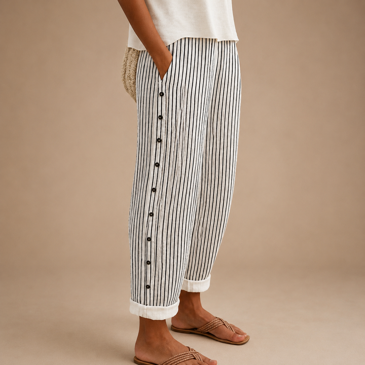 Neraya - Relaxed Cut Woven Trousers
