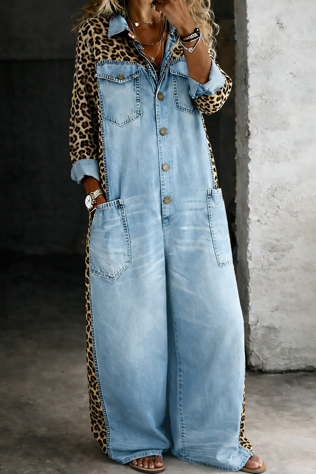 Calira - Denim Jumpsuit