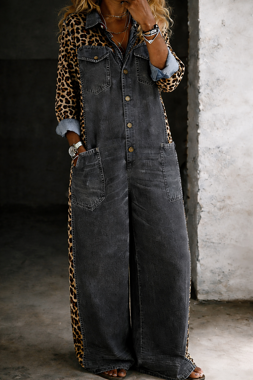Calira - Denim Jumpsuit