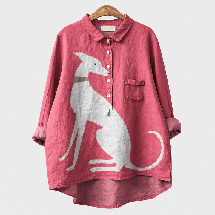 Nivara - High-Low Hem Blouse