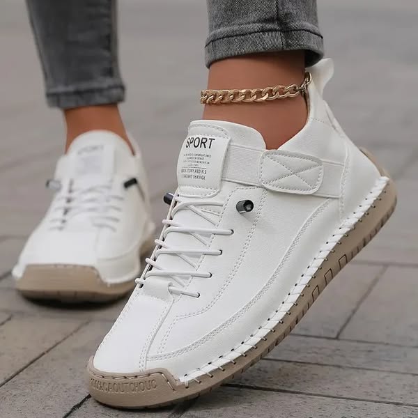 Silara - Lace-Up Textile Sneakers