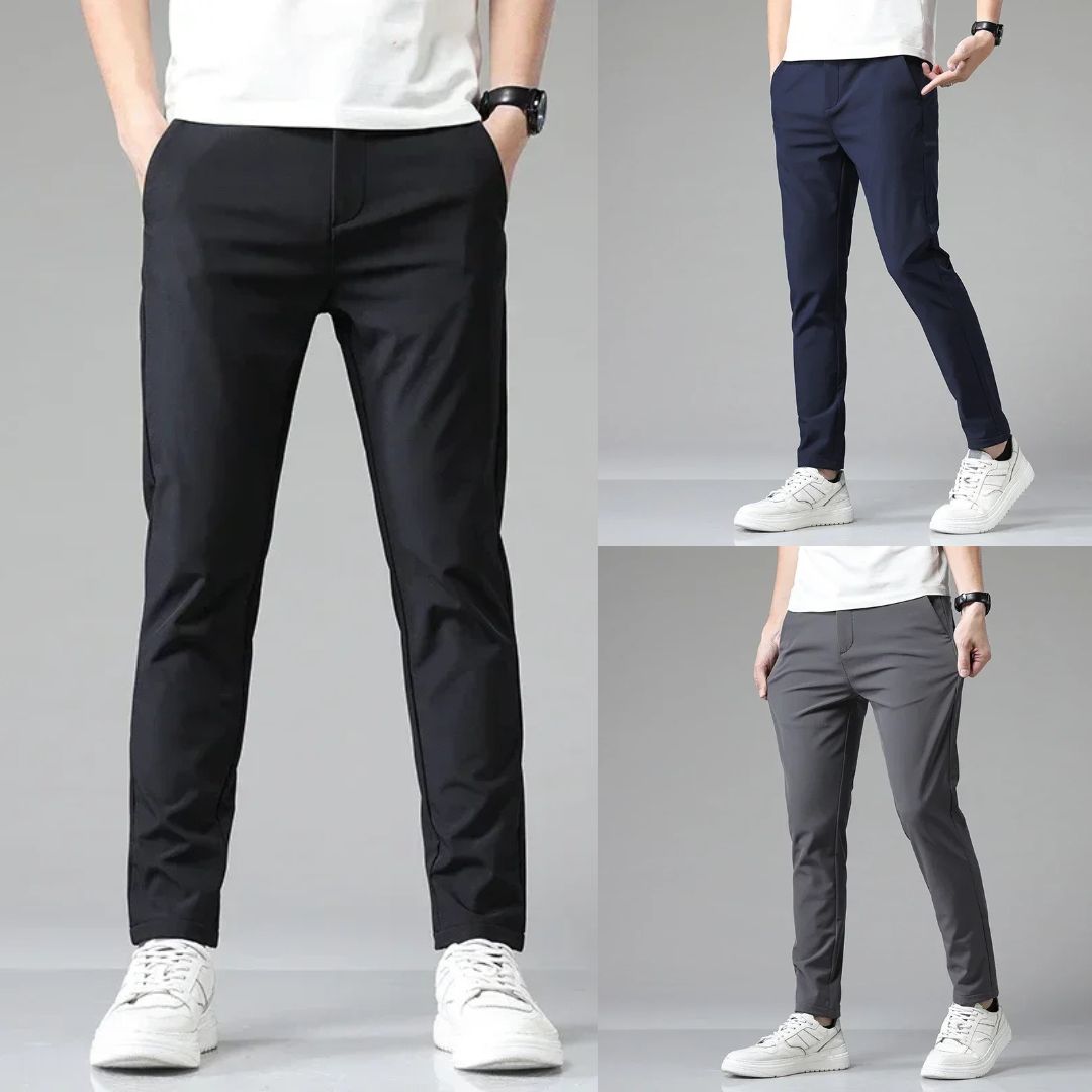 Orvyn - 4-Way Stretch Weave Trousers