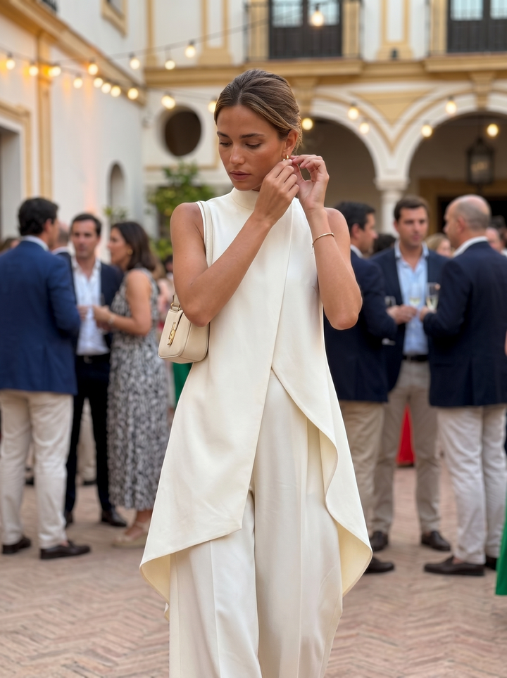 Arlise - Asymmetric Cut Woven Set