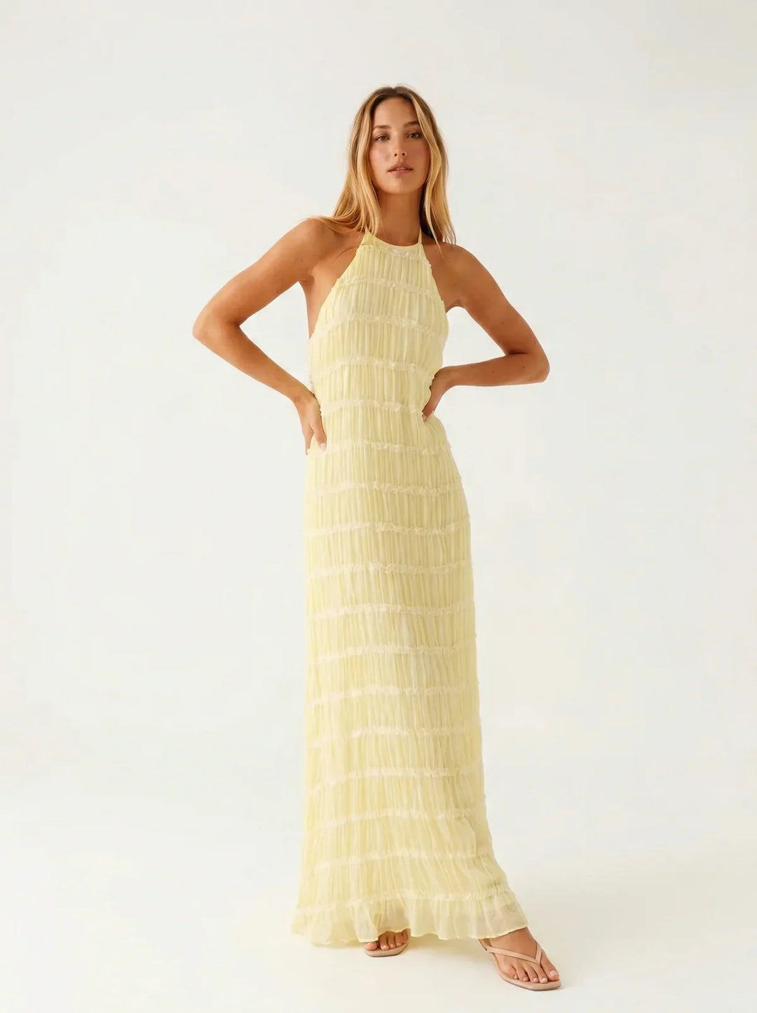 Ivessa - Tiered Ruffle Cotton-Blend Dress