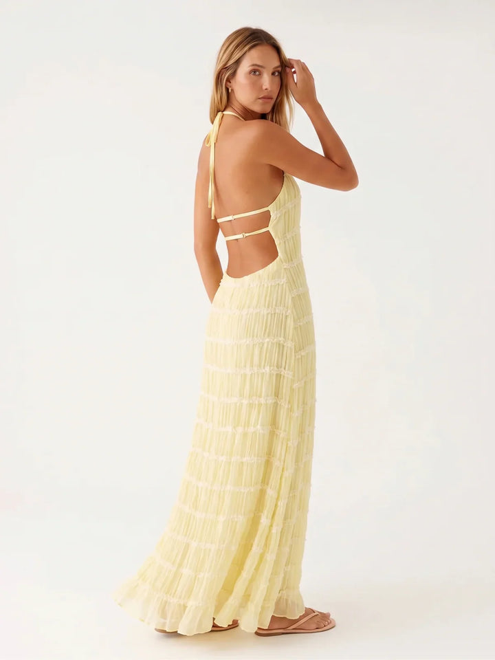 Ivessa - Tiered Ruffle Cotton-Blend Dress