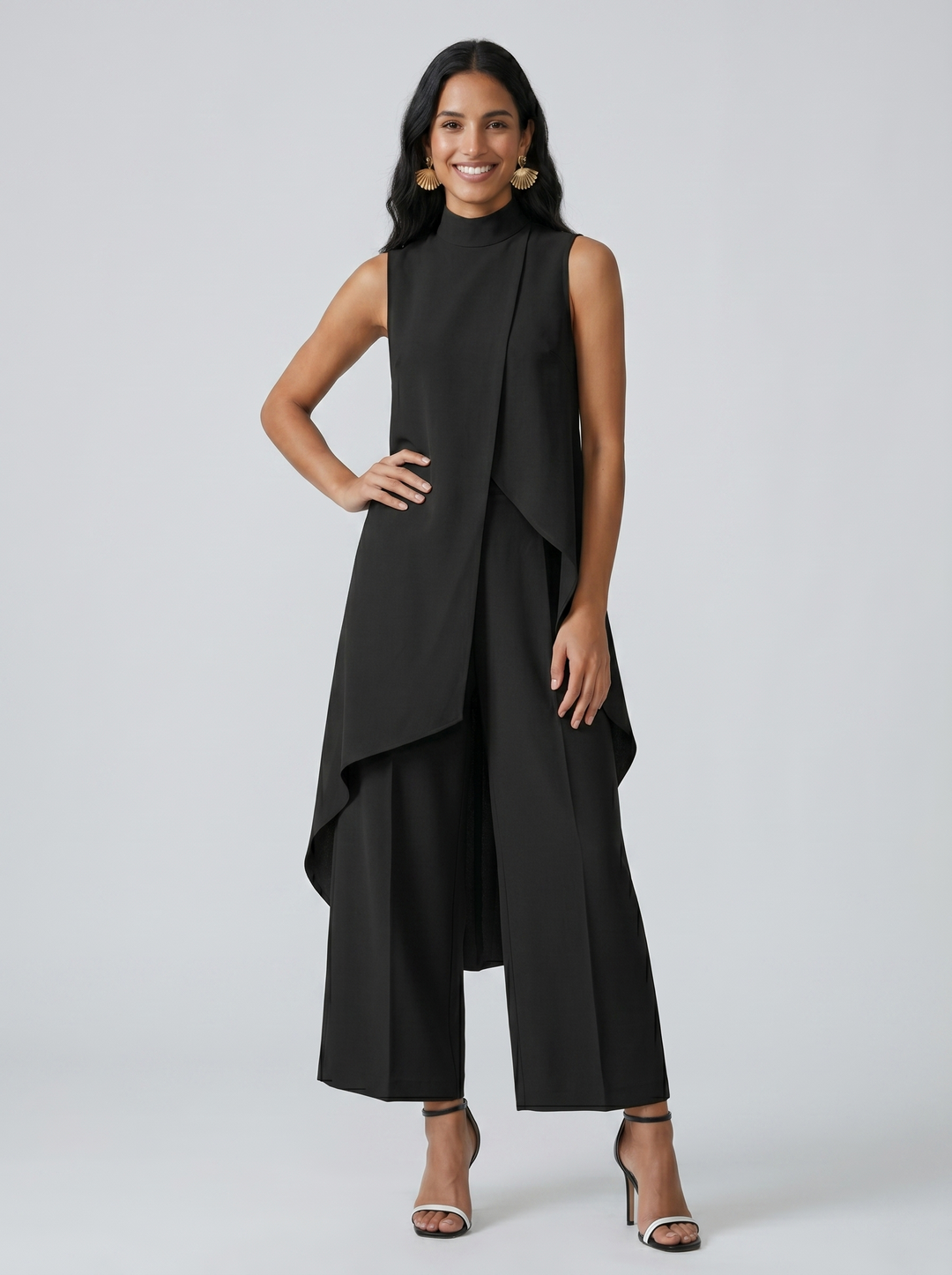 Arlise - Asymmetric Cut Woven Set
