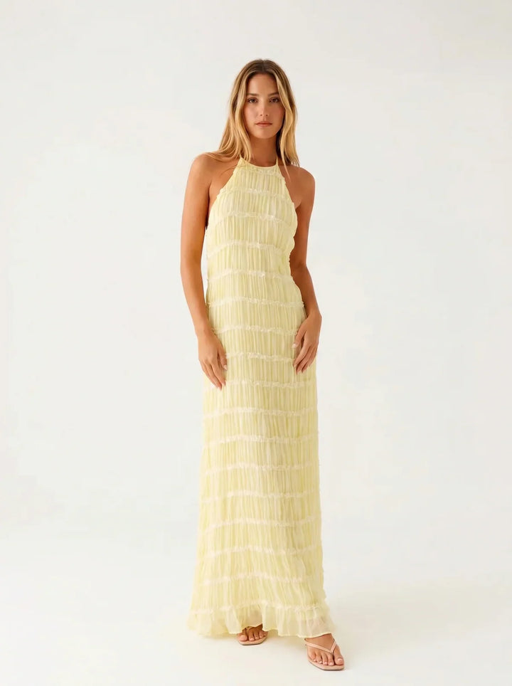 Ivessa - Tiered Ruffle Cotton-Blend Dress