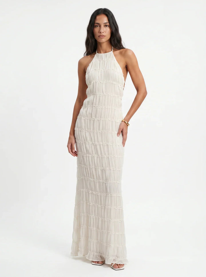 Ivessa - Tiered Ruffle Cotton-Blend Dress