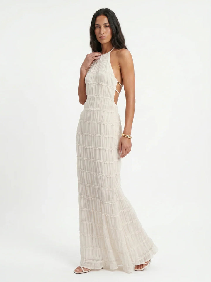 Ivessa - Tiered Ruffle Cotton-Blend Dress