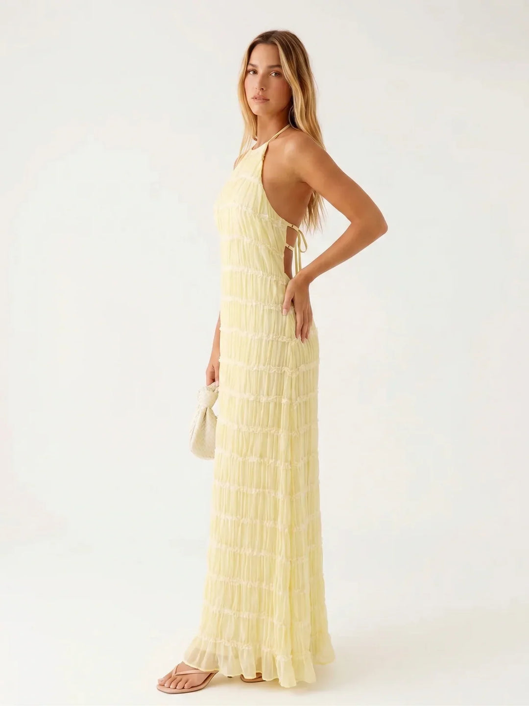 Ivessa - Tiered Ruffle Cotton-Blend Dress