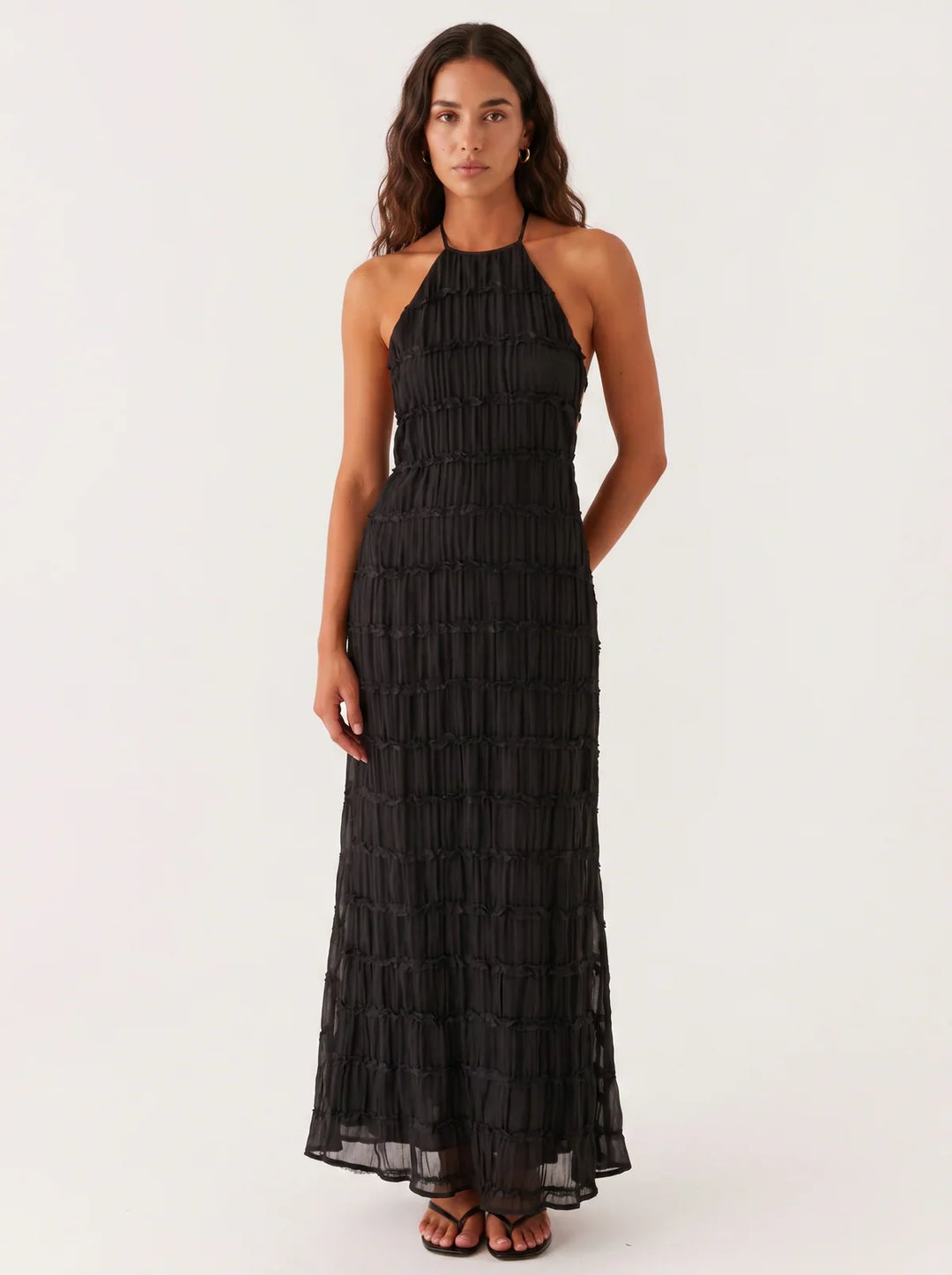 Ivessa - Tiered Ruffle Cotton-Blend Dress