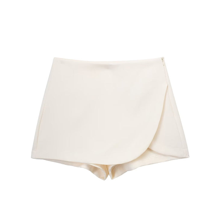 Avenya - Wrap Front Woven Skirt-Short
