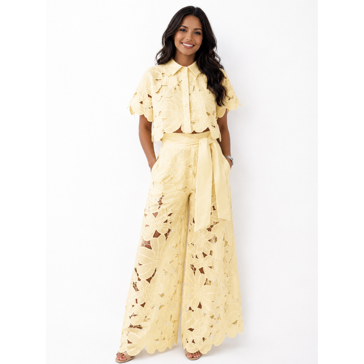 Avessa - Perforated Tweed Set
