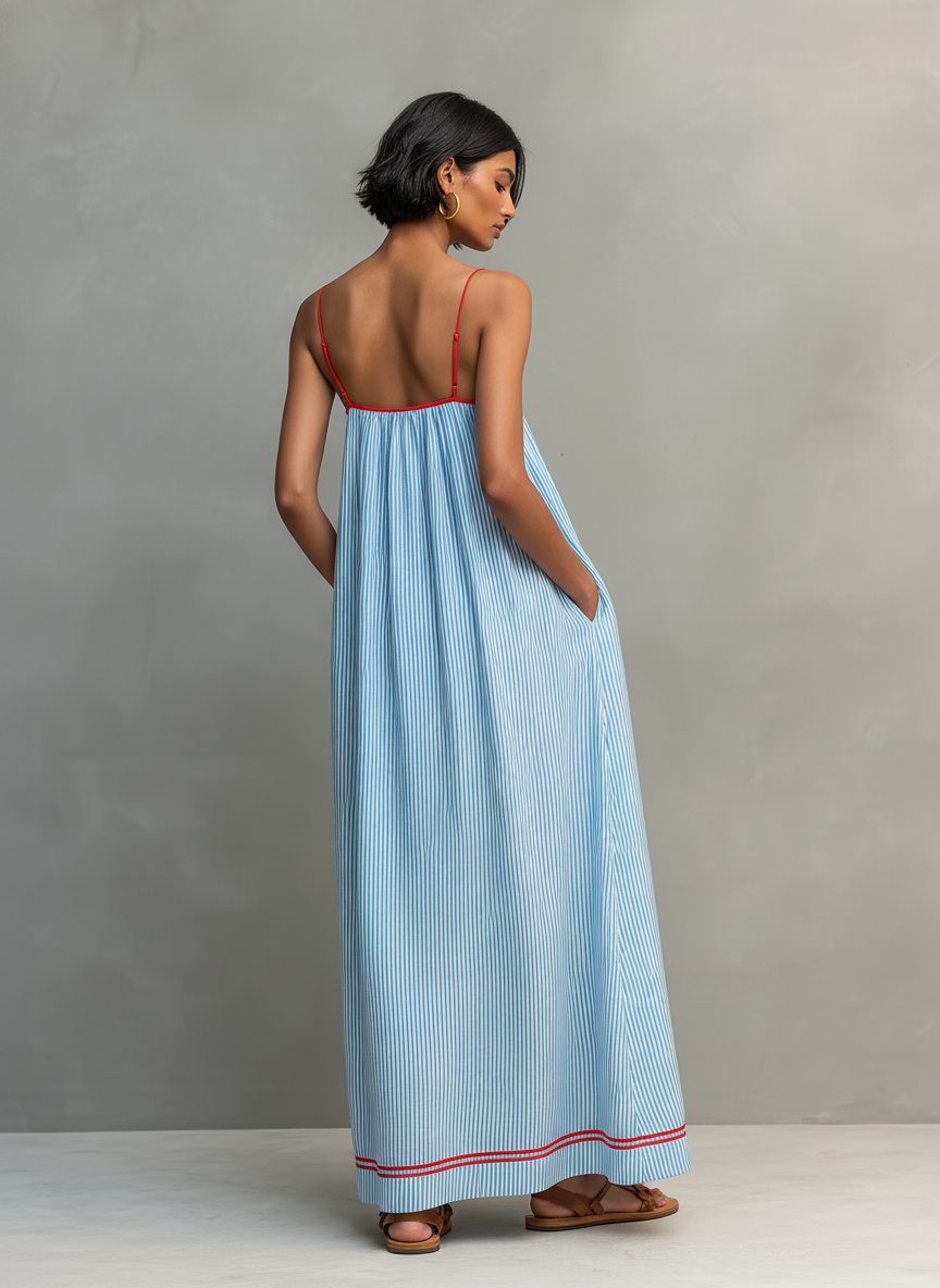 Iverra - Draped Woven Dress