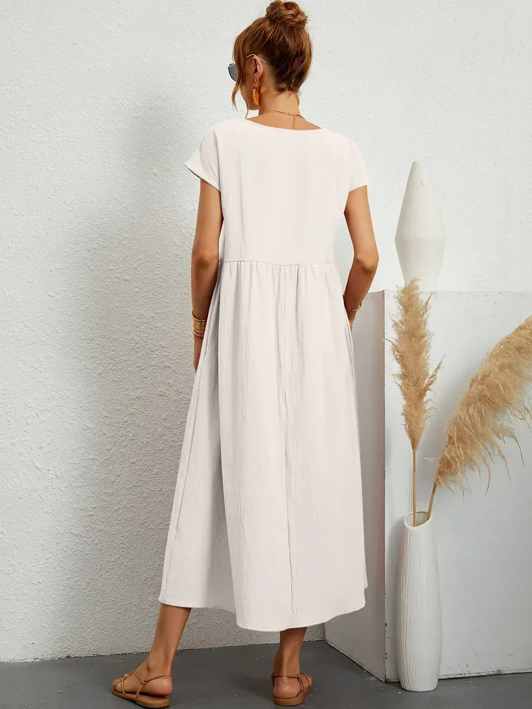 Calira - Midi Cotton Dress