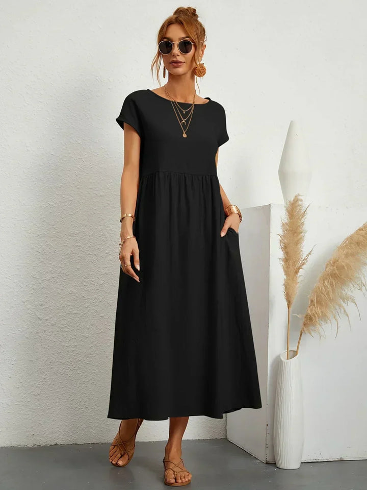 Calira - Midi Cotton Dress