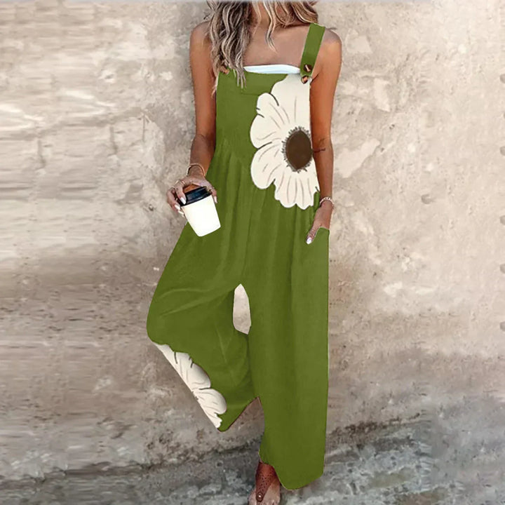 Tivara - Wide-Leg Printed Jumpsuit