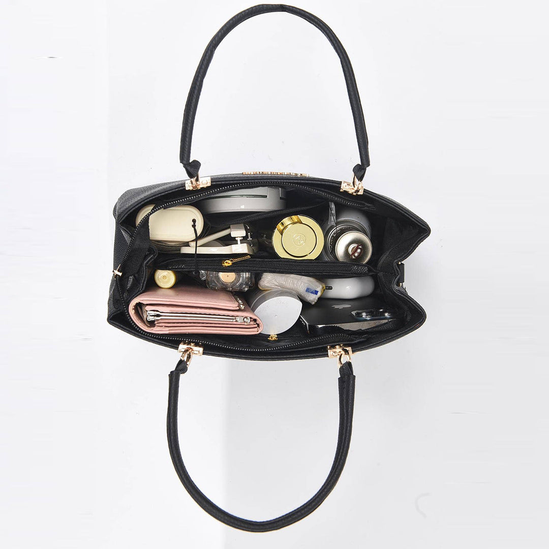 Nirela - Shell Silhouette Coated Finish Handbag