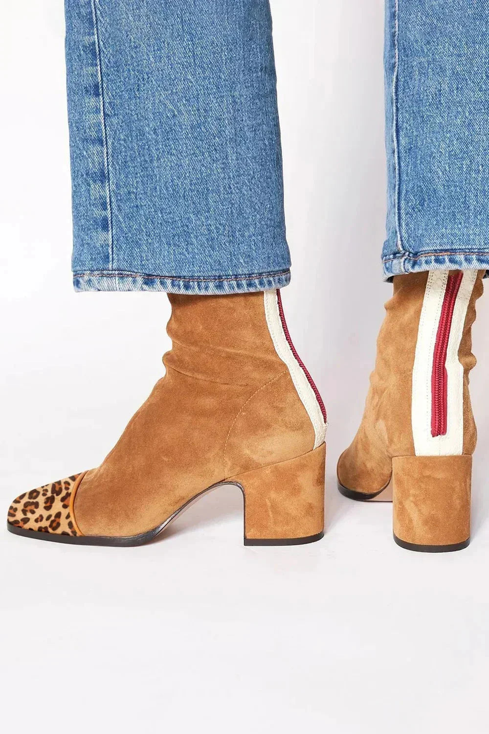 Lunera - Square Heel Ankle Boots