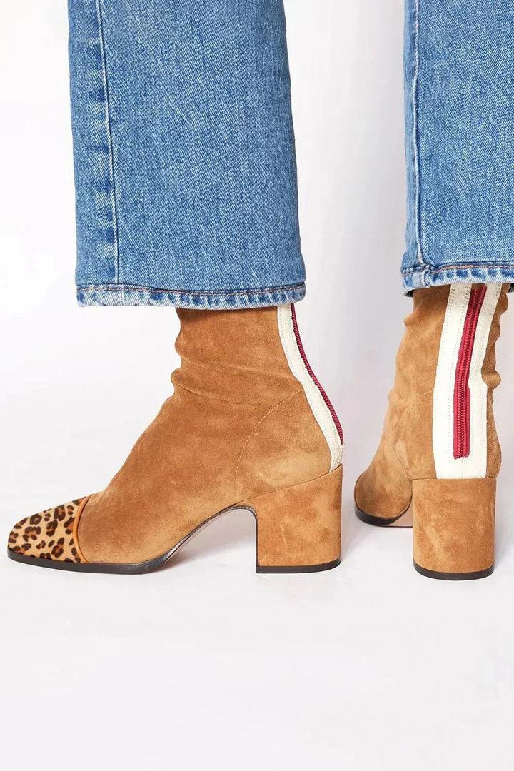 Lunera - Square Heel Ankle Boots