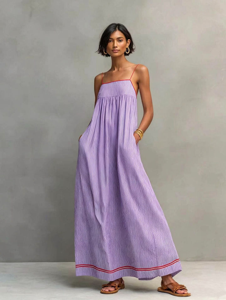 Iverra - Draped Woven Dress