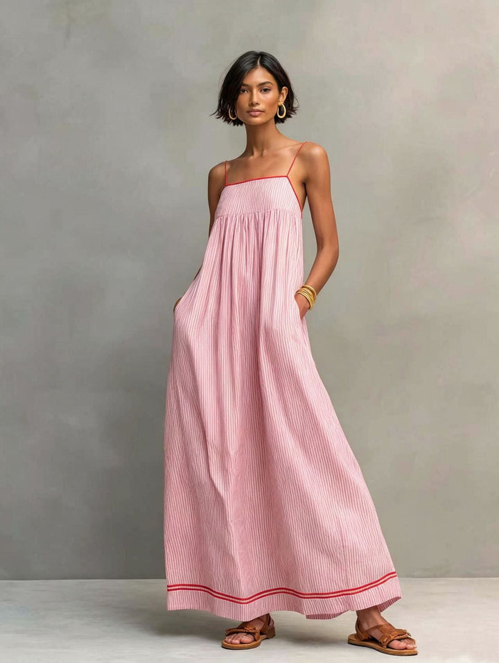 Iverra - Draped Woven Dress