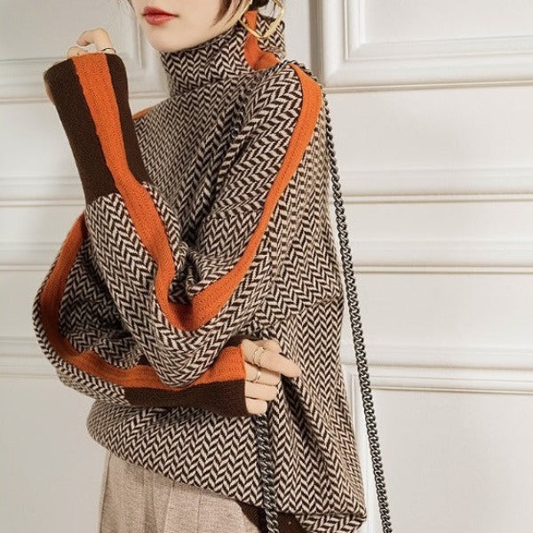 Reniva - Roll Neck Knit Jumper