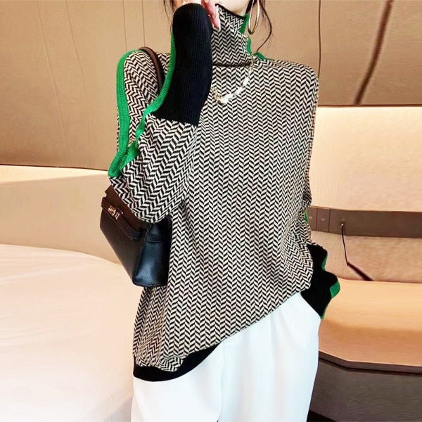 Reniva - Roll Neck Knit Jumper