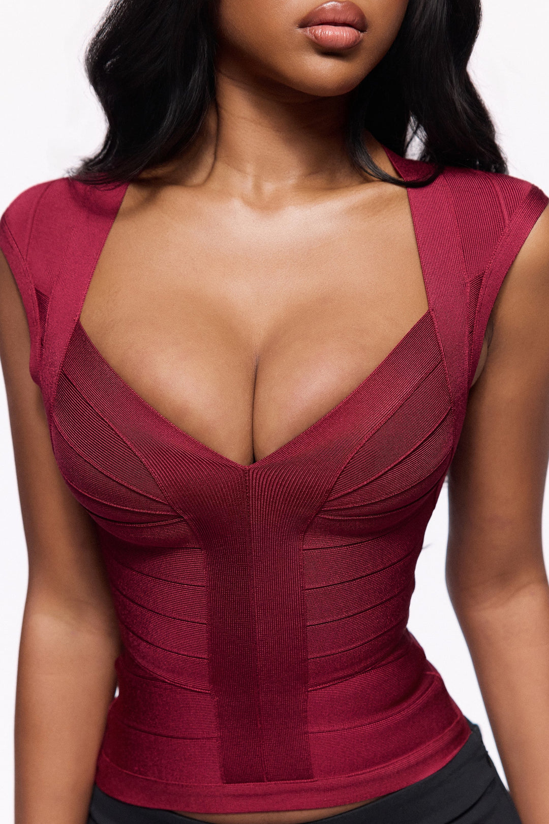 Calyra - Bandage Knit Top