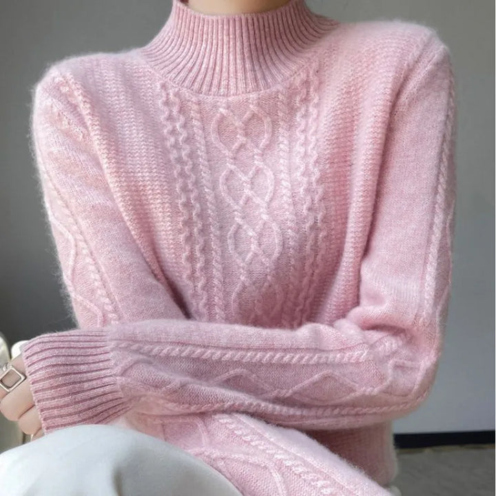 Novira - Roll Neck Cotton-Blend Jumper