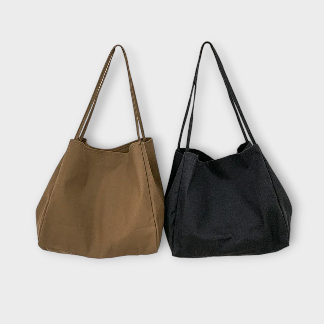 Evria - Large Canvas Shopper Bag