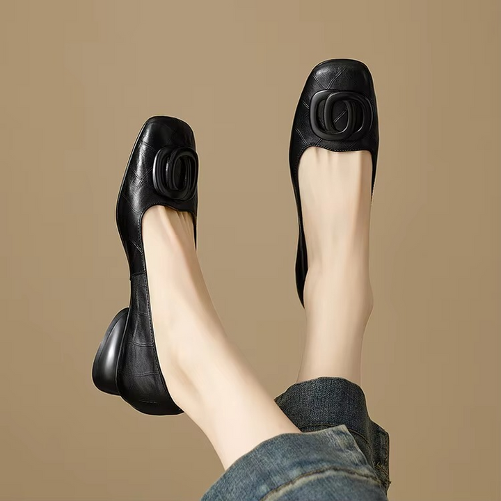 Luniva - Square-Toe Ballet Flats