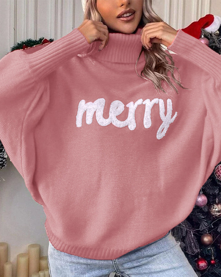Avenya - Batwing Sleeve Knit Sweater