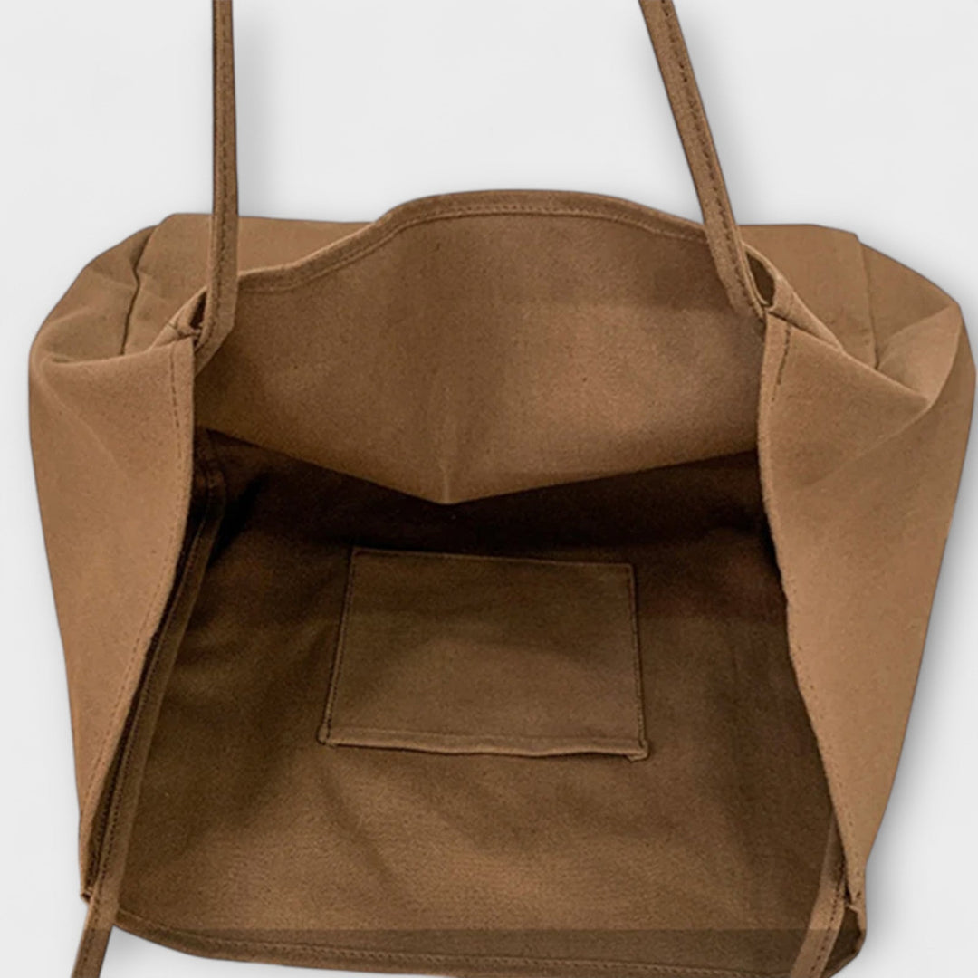 Evria - Large Canvas Shopper Bag