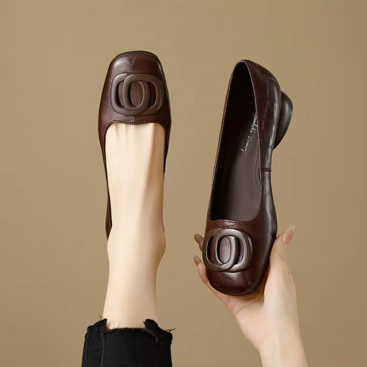 Luniva - Square-Toe Ballet Flats