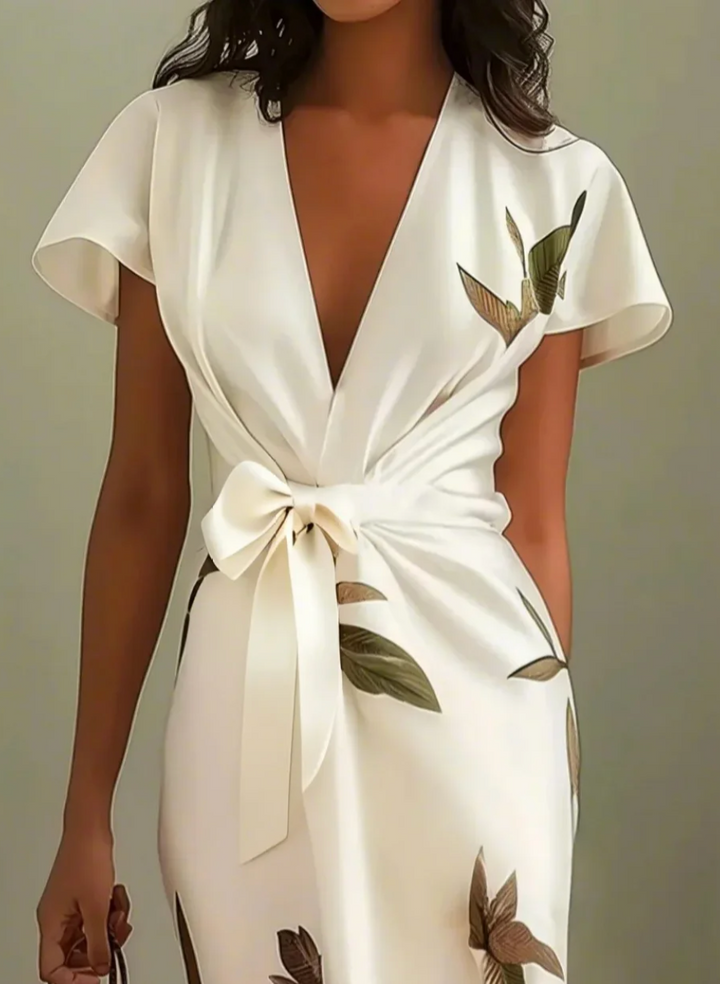 Velise - Wrap Satin Dress